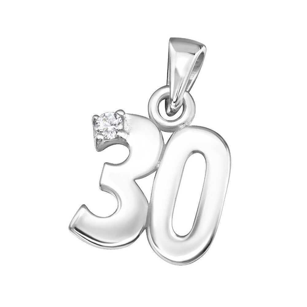 Sterling Silver Pendant Number 30​
